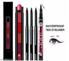 Combo of Mini 5-in-1 Lipstick with 3 Pcs Kajal & Eyeliner 