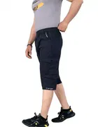 Cotton Cargo Three Fourths Pant for Men 