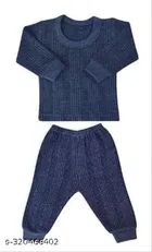 Cotton Thermal Set for Kids (Blue, 0-3 Months)