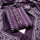 Cotton Blend Floral Printed Unstitch Dress Material for Women 