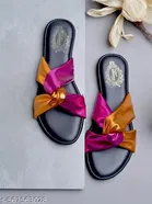 Shoetopia Girls Solid Suede Flatform Sandals Multicolor Size 4