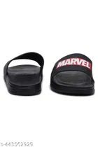 Sliders for Men, Red & Black 