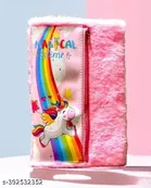 Unicorn Theme Pencil Case with Diary & Pencil 