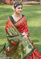 Zari Woven Banarasi Saree for Women 