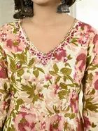 Anarkali Rayon Printed Kurti for Women 