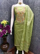 Embroidered Floral Patiala Suit for Women 