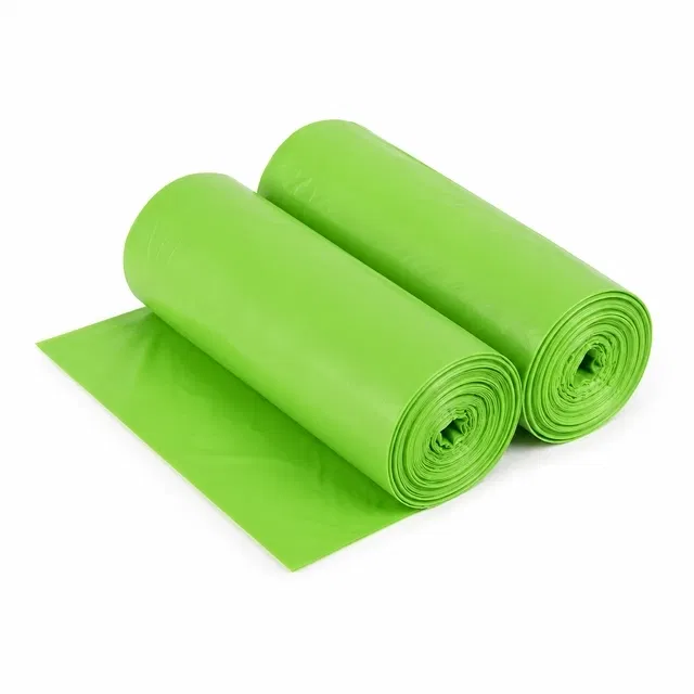 Innate Garbage Bags, Green [24 x 32 Inches], [30 Pcs x 2 Rolls]