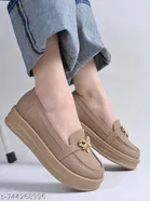 Shoetopia Girls Casual Shoes Beige 