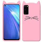 Silicone Mobile Back Cover for Samsung S20 FE 5G (Pink)