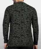 Polyester T-shirt for Men, Olive Green 