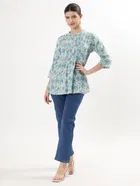 Casual wear regula sleeves short kurti for women 