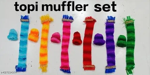 Laddu Gopal Muffler Set (Multi, 1)