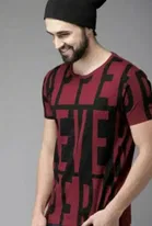 Round Neck Printed T-Shirt for Men 