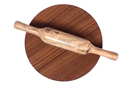 Wooden Chakla with Belan Set (9 Inch)