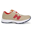 Men's Cream Running Sports Shoe 