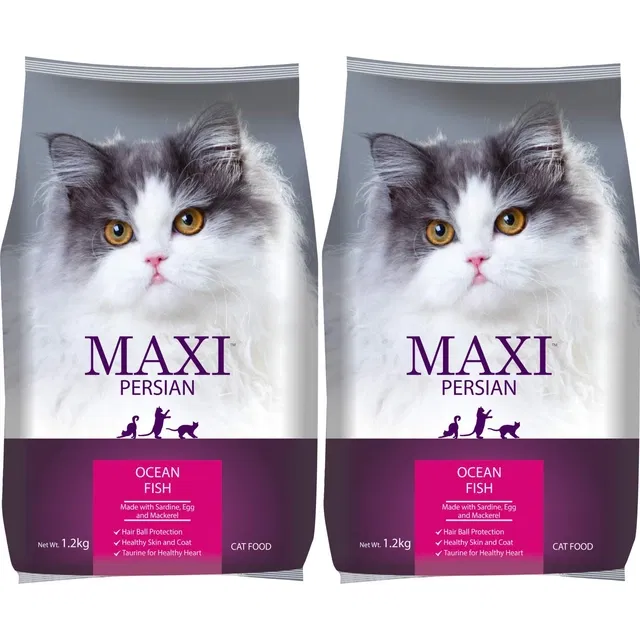 Maxi Persian Cat Food, 1.2 kg (Buy 1 Get 1 Free )