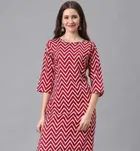 Women Crepe Printed Kurta 