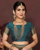 Banarasi Silk Zari Woven Saree for Women 