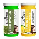 Park Daniel 100% Pure & Natural Neem Powder & Lemon Peel Powder 