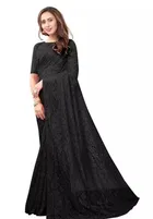 Net Floral Saree for Women 