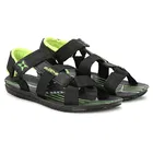 Sandals for Men (Black, 6)