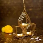Decorative THREE EYE HANGING TELIGHT HOLDER 16.5x15x5.5cm