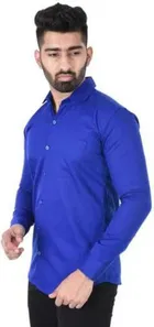 Men's Solid Full Sleeves Shirt 