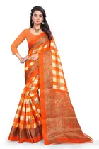 Khadi Silk Printed Saree for Women 