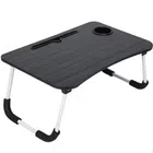 Portable & Foldable Table with Drawer (Black)