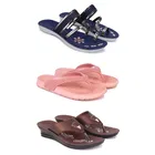 Combo of Flats with Slippers for Women 