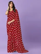 Georgette Printed Saree for Women 