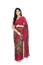 Trendy Georgette Saree with Blouse Piece For Women 