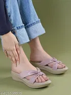 Solid Open Toe Heel Sandals for Women 