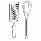 Oc9 स्टेनलेस स्टील चीज़ ग्रेटर & एग व्हिस्क फॉर किचन टूल सेट 
