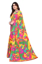 Georgette Printed Saree for Women 