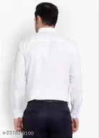 Cotton Blend Solid Full Sleeves Shirt for Men 