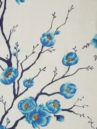 Fashion String Blue Floral String Curtains 