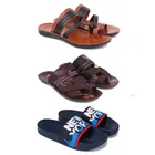 Combo of Flipflops & Sliders for Men 