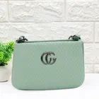 Textured Sling Bag for Women (Green)