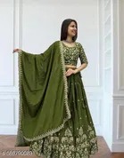 Embroidered Lehenga Choli for Women 