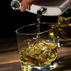 के कुडोस स्टेनलेस स्टील हिप फ्लास्क पोर टेबल अल्कोहलिक बेवरीज होल्डर फॉर वाइन वोडका व्हिस्की 