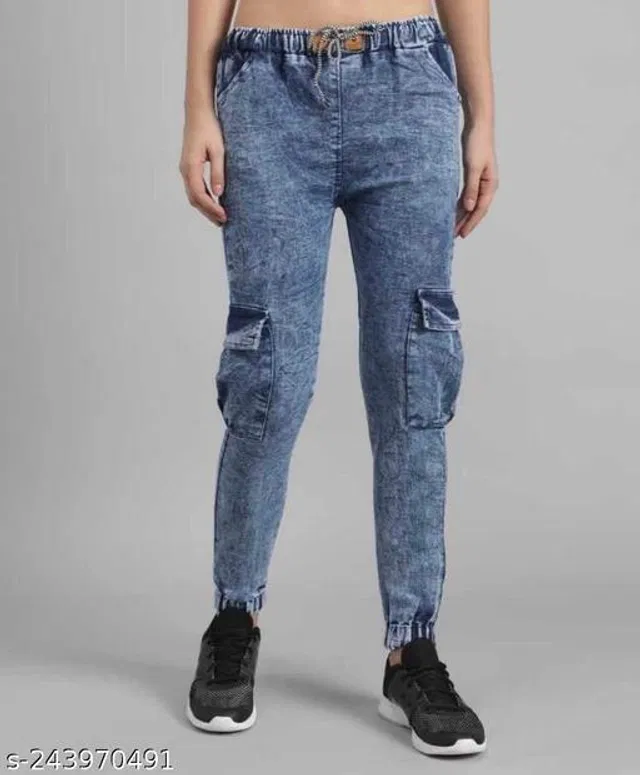 Denim Jeans for Women (Blue, 26)