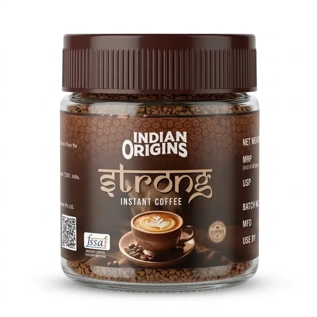 इंडियन ओरिजिन कॉफ़ी स्ट्रॉन्ग 50 g
