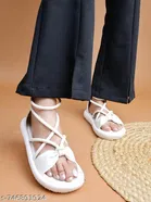 Shoetopia Flat White Size 4.0