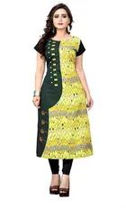 AK Fashion Mall Women Crepe Kurti 