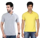 Solid Polo T-shirt for Men, Pack of 4 