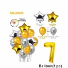 7th Happy Birthday Balloon Decoration,White,Set Of 1