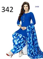 Sharda Pretty Leon Crepe Women Printed Unstitched Casual Dress Material Suit 