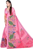Crepe Printed Saree for Women 