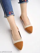 Solid Ballerinas for Women 